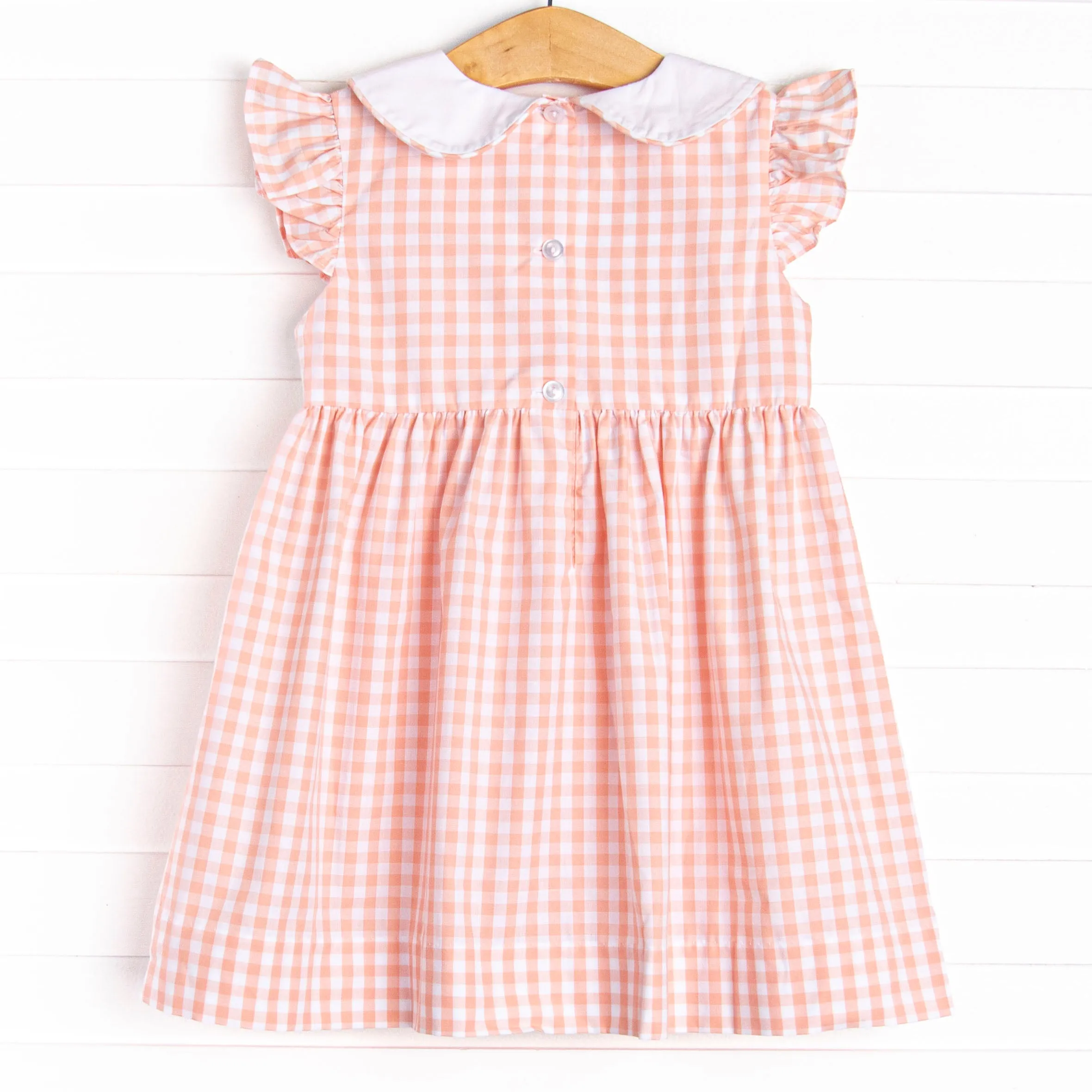 Shepherding Fields Smocked Dress, Pink