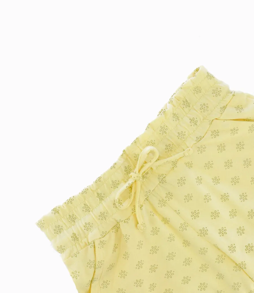 Short niña con diseño