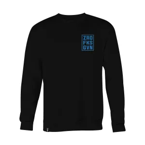 SKY BLUE ZRO FKS GVN TAG SWEAT