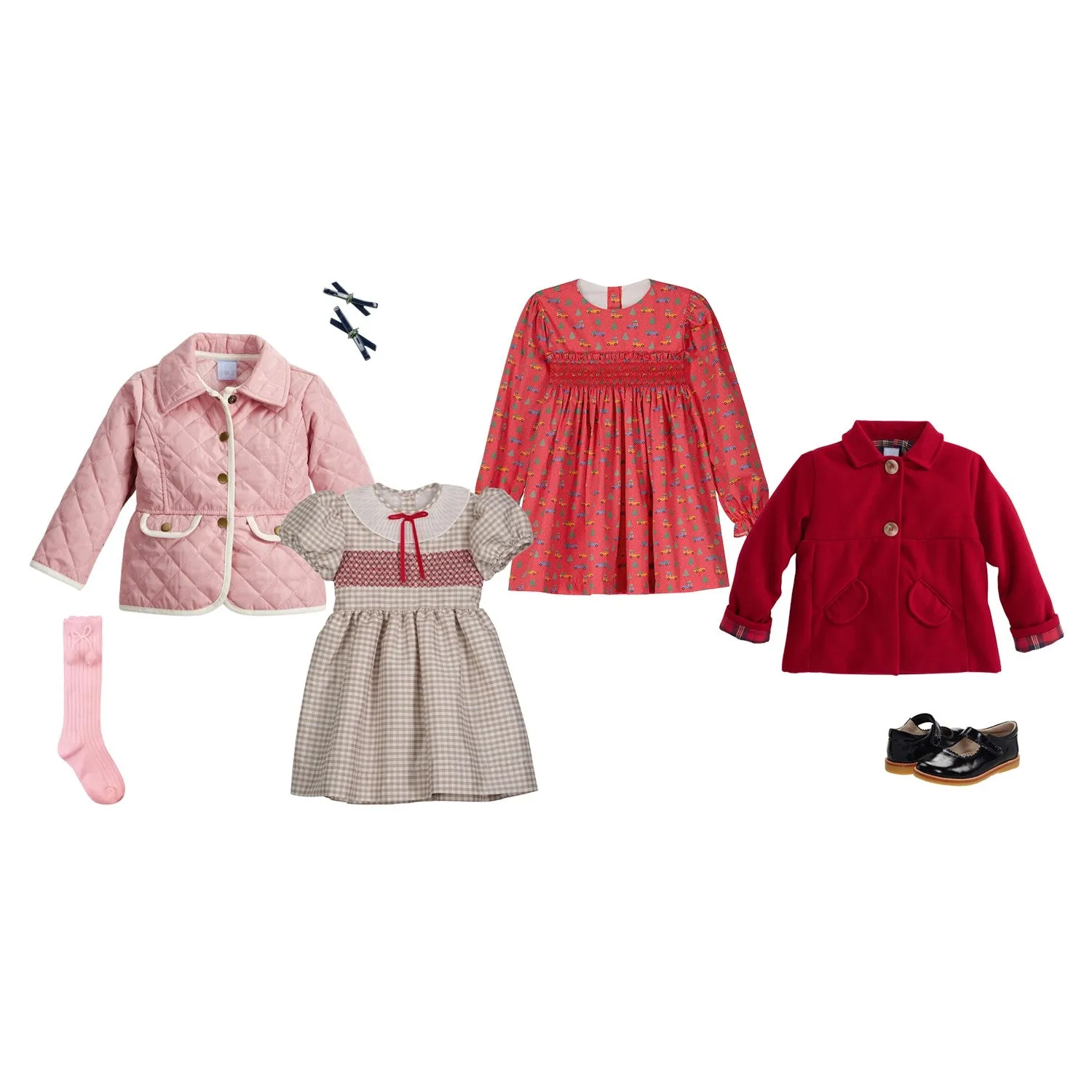 Smocked Dress -- Holiday Road