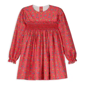 Smocked Dress -- Holiday Road