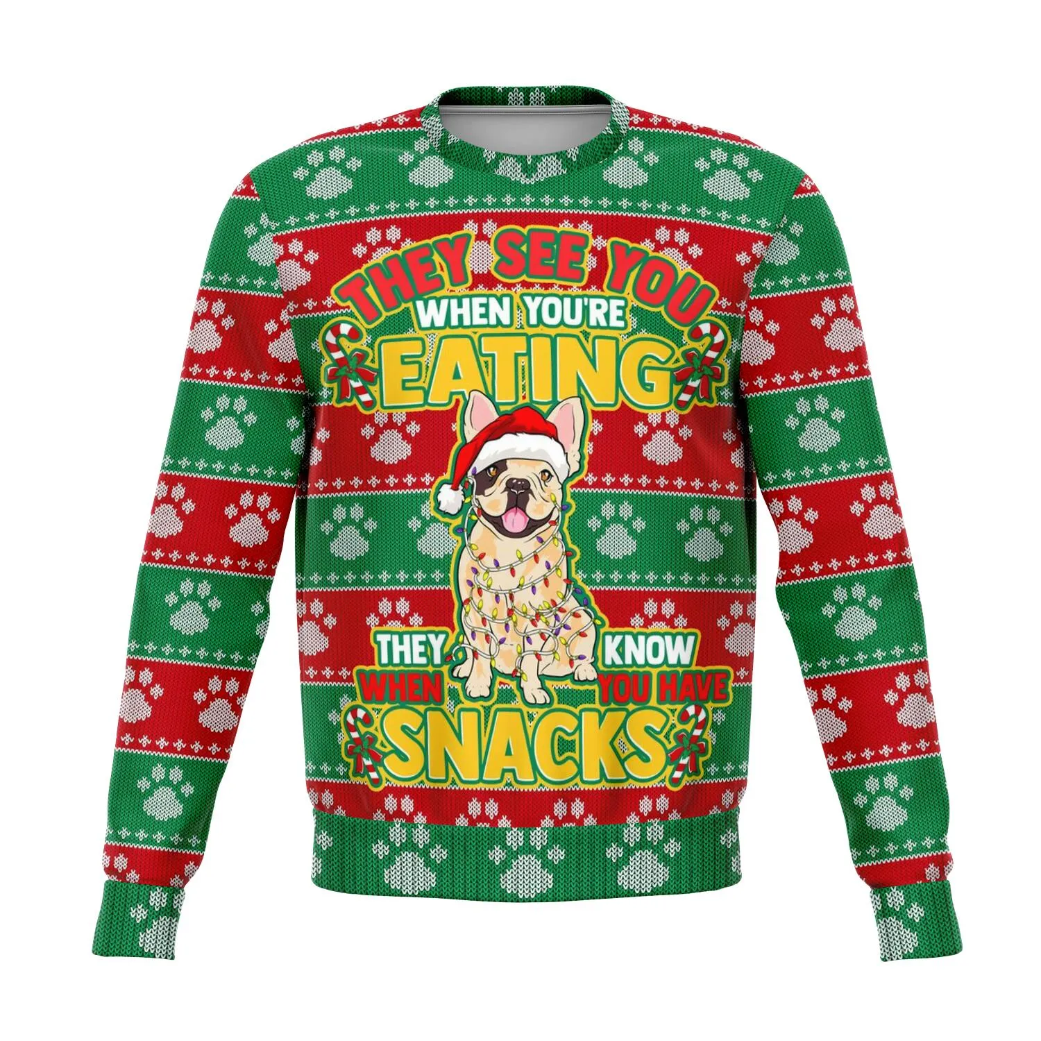 Snacks French Bulldog  Sweatshirt