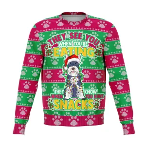 Snacks Schnauzer Sweatshirt