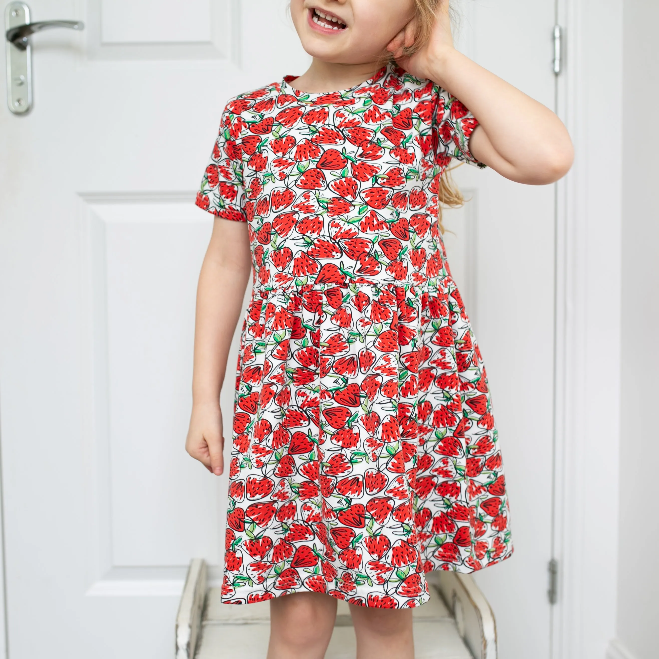 Strawberry print Dress