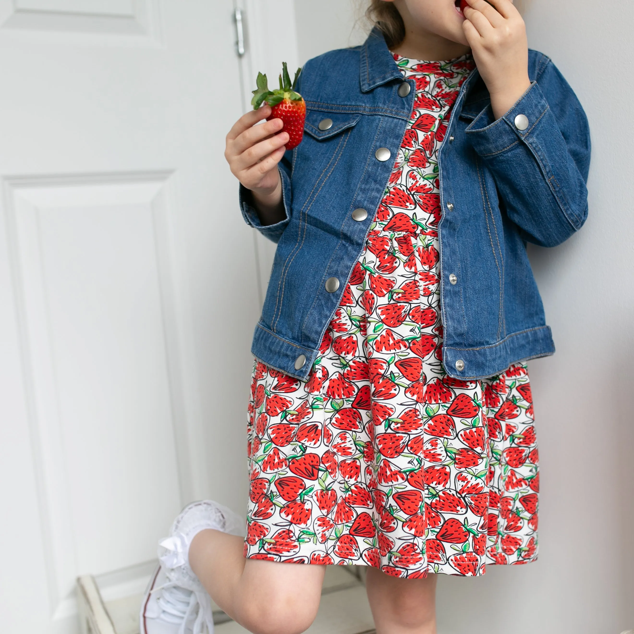 Strawberry print Dress