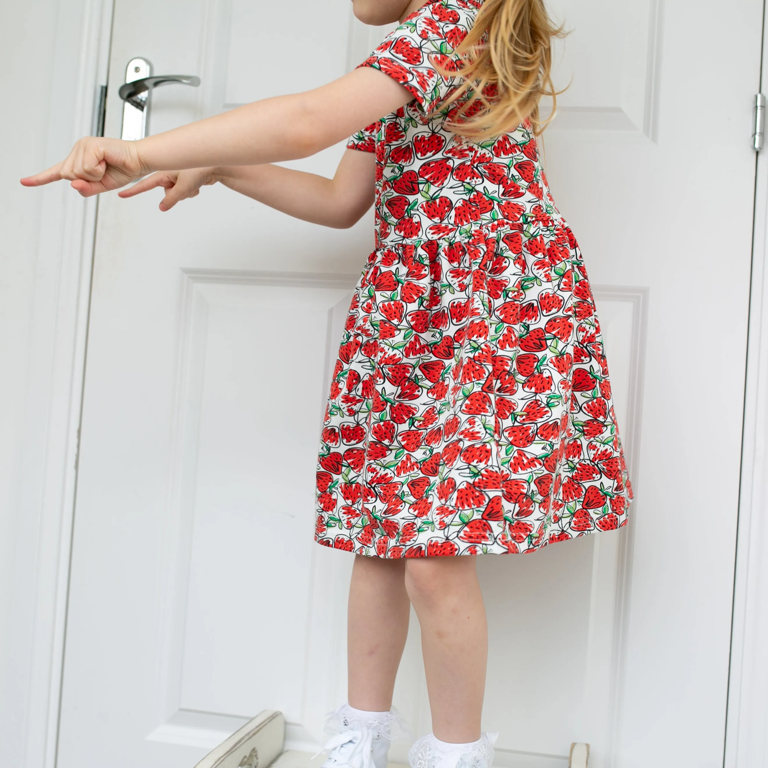 Strawberry print Dress