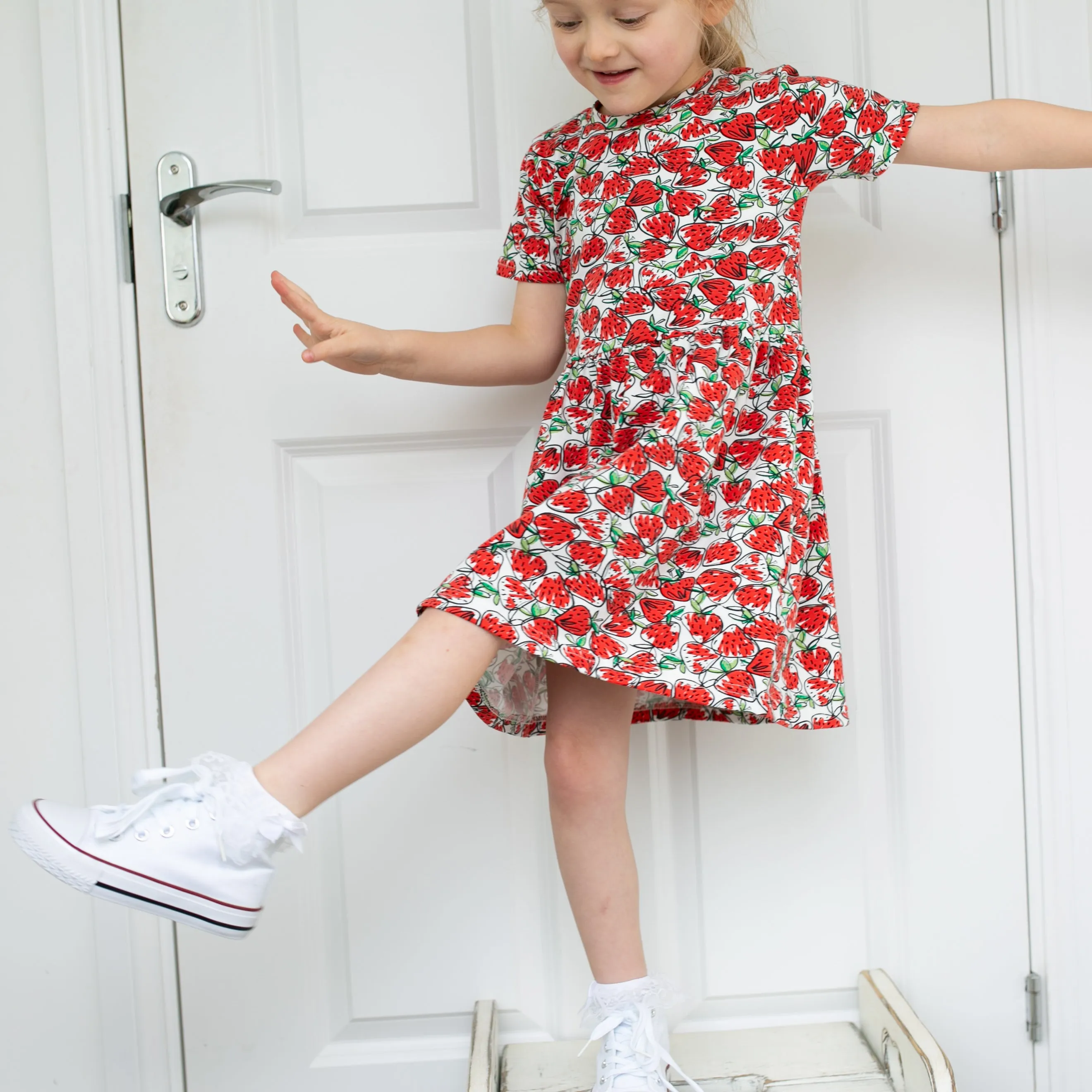 Strawberry print Dress