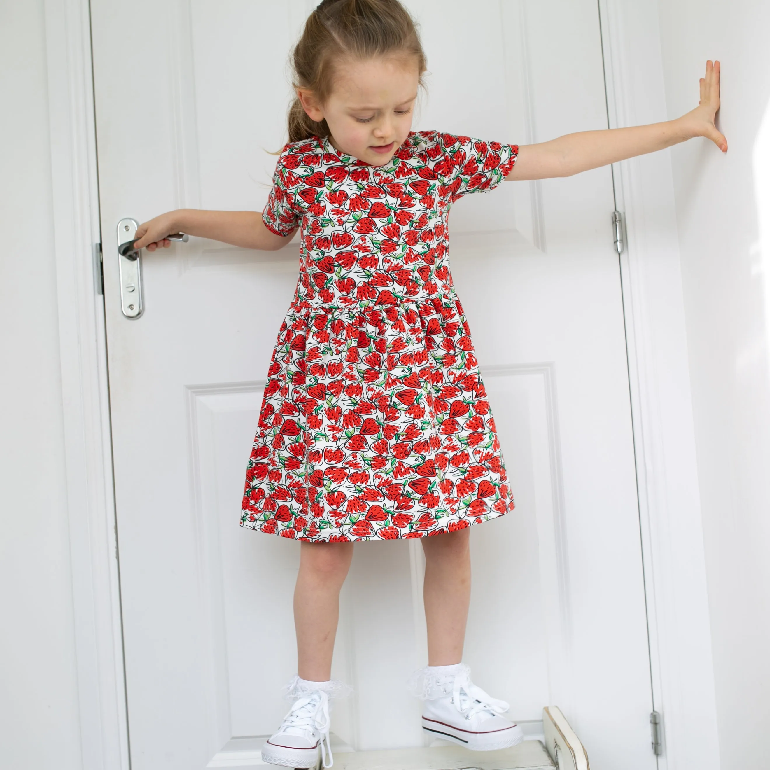Strawberry print Dress