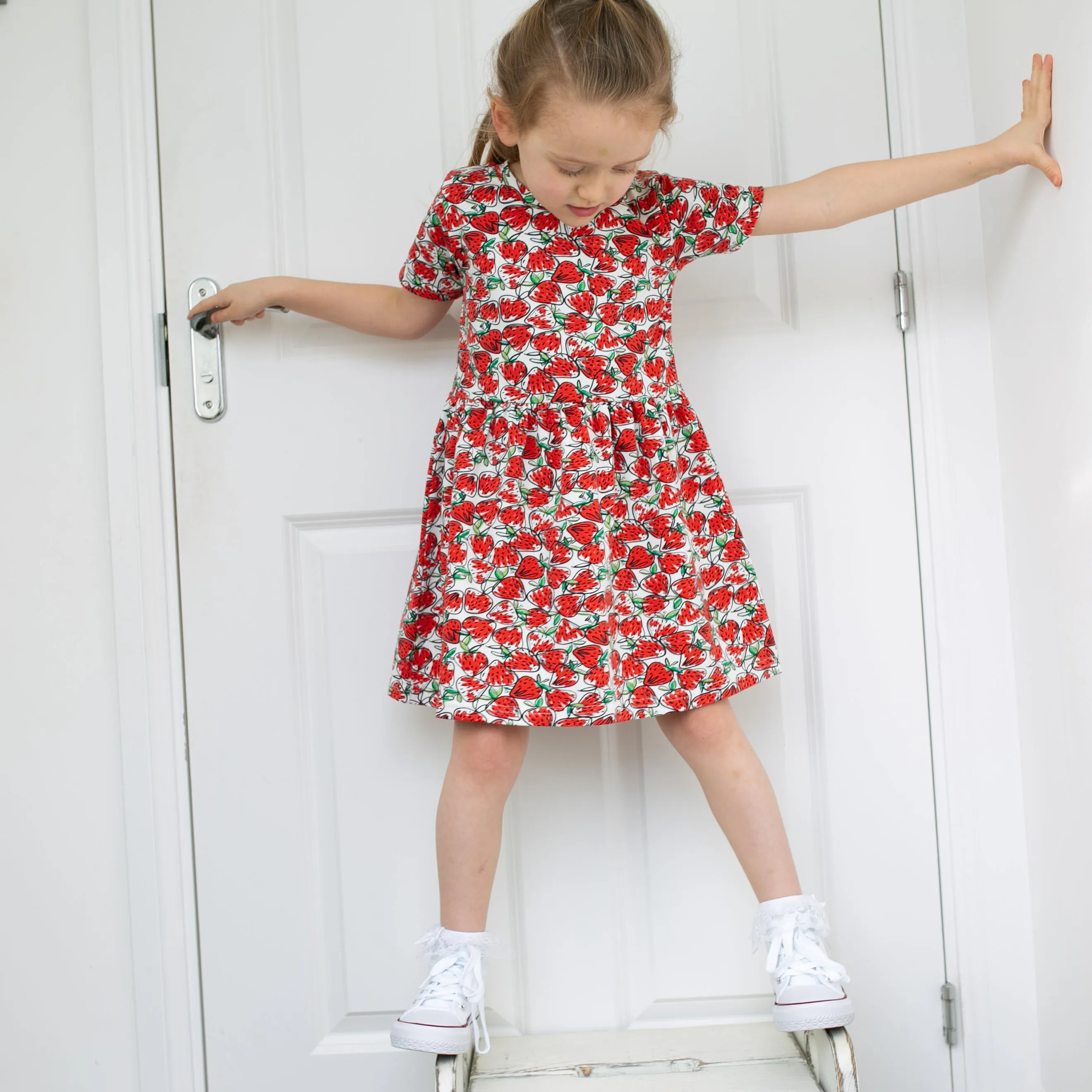 Strawberry print Dress