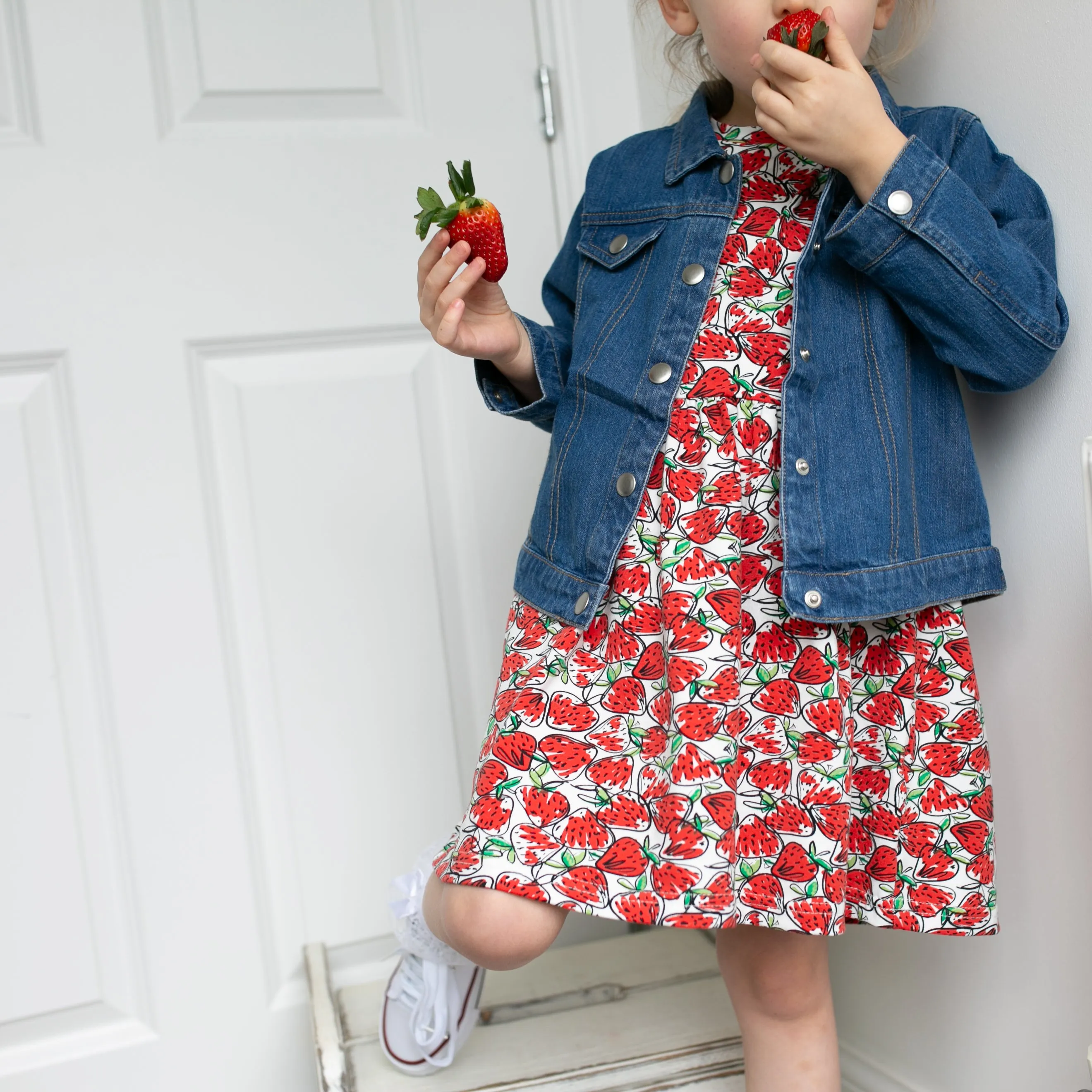 Strawberry print Dress