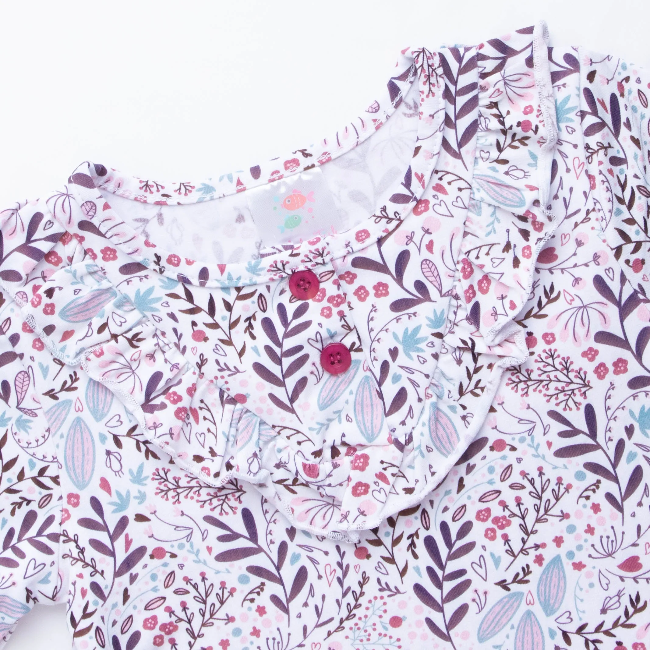 Sweet Stems Dress, Purple