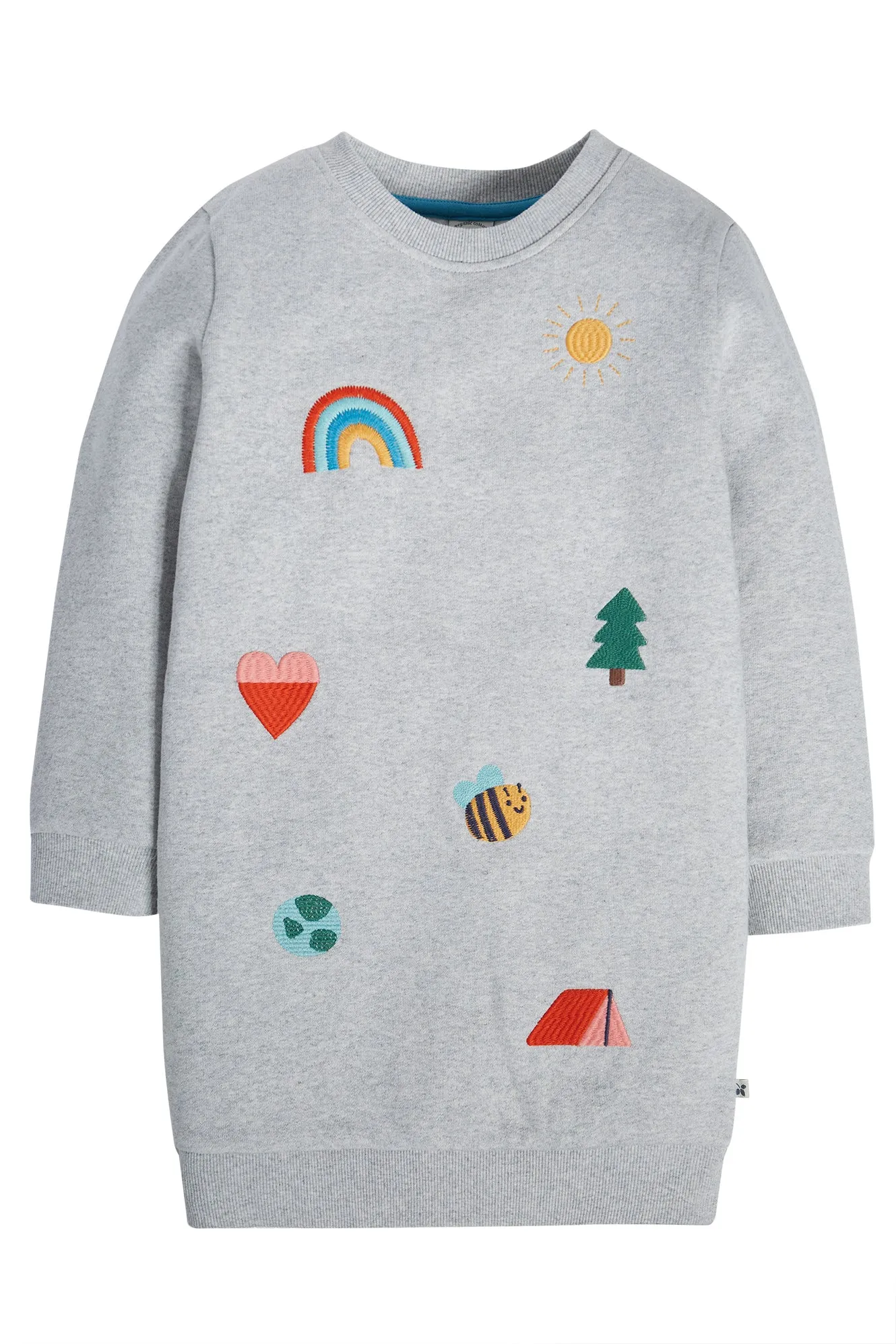 Switch Aylin Dress Grey Dress-Frugi Organic-Children's Clothing