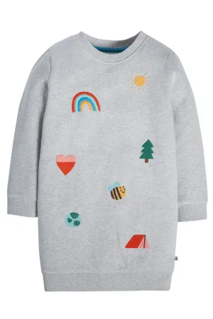 Switch Aylin Dress Grey Dress-Frugi Organic-Children's Clothing