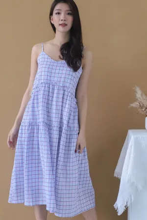 TDC Shanelle Plaids Tiered Dress