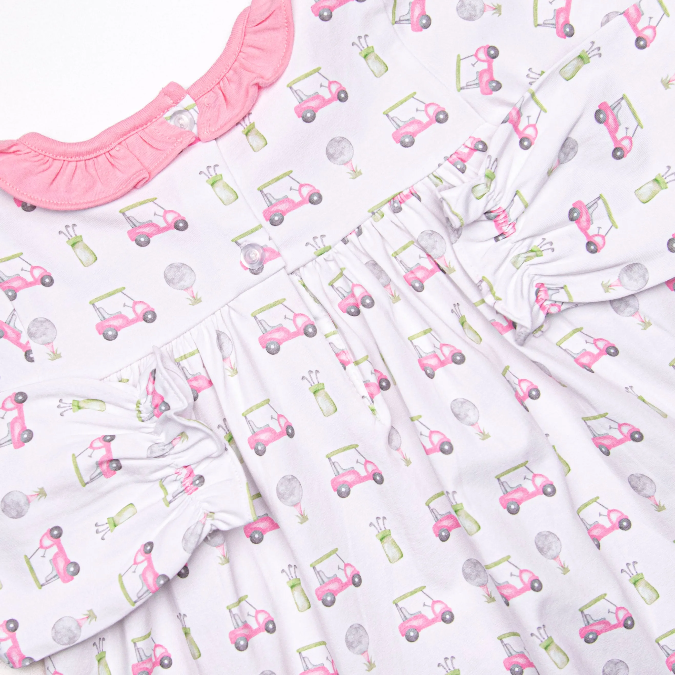 Tee Time Ruffle Legging Set, Pink