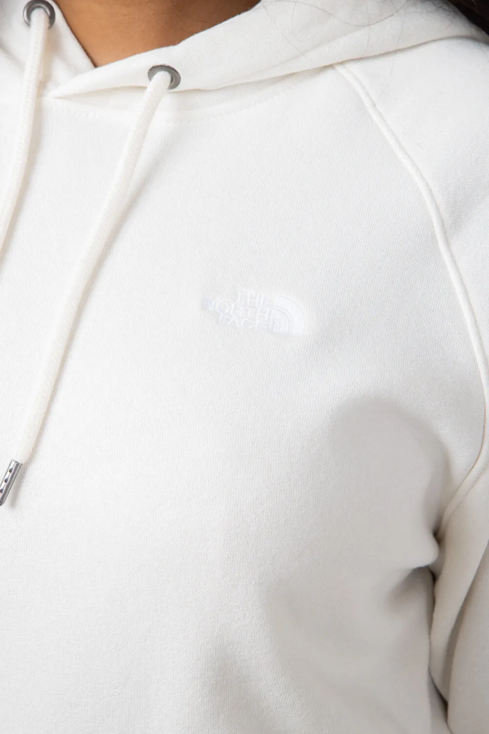 The North Face Evolution Hoodie for Women in White Dune | NF0A88ZW-QLI