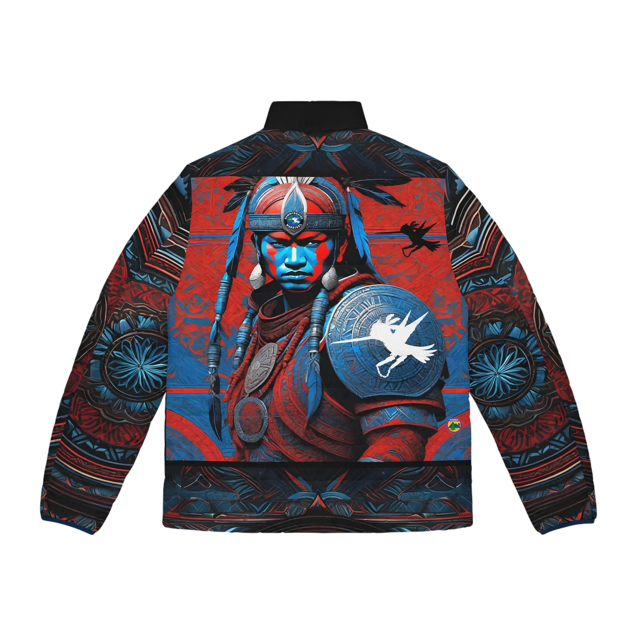 Tribal Shield Puffer Jacket