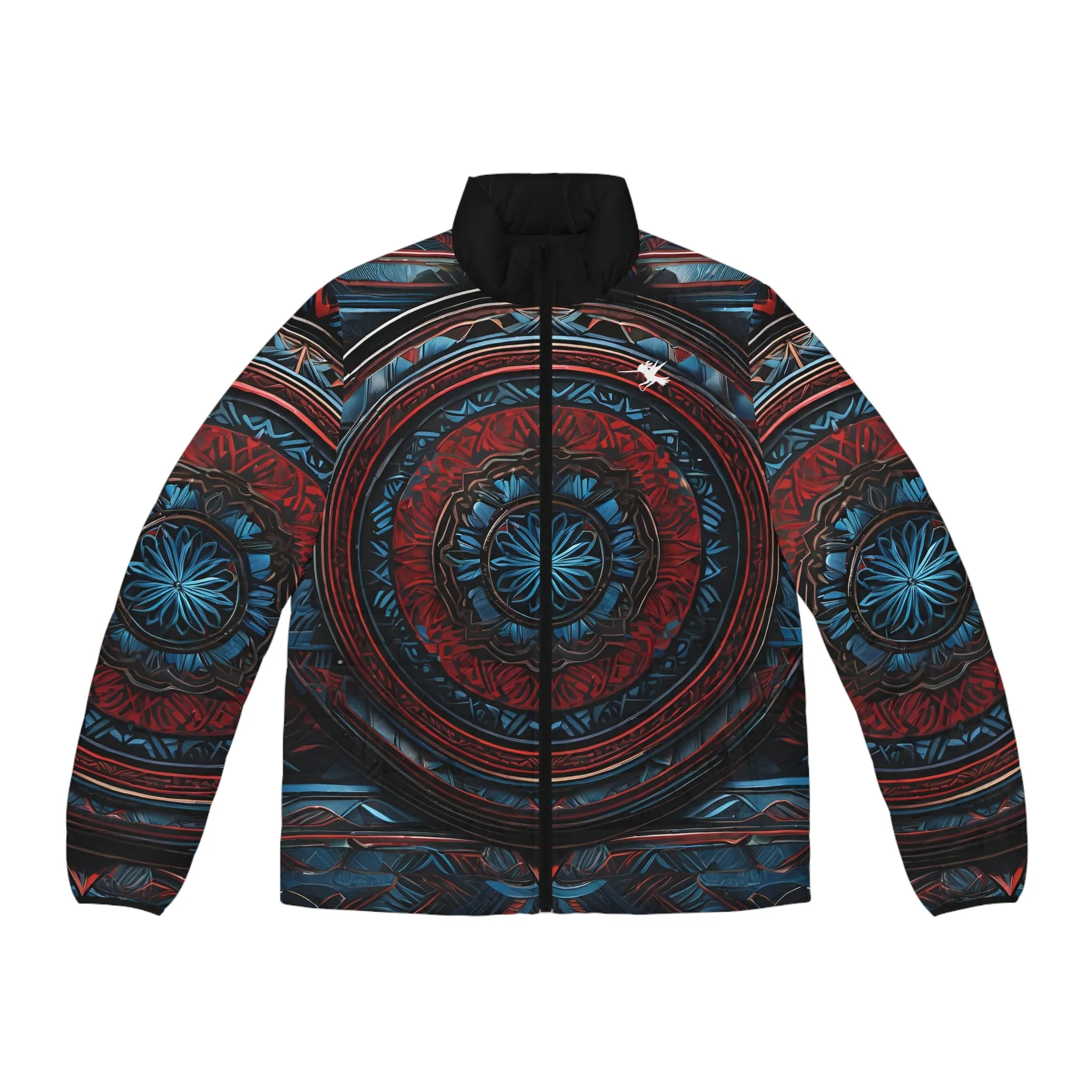 Tribal Shield Puffer Jacket