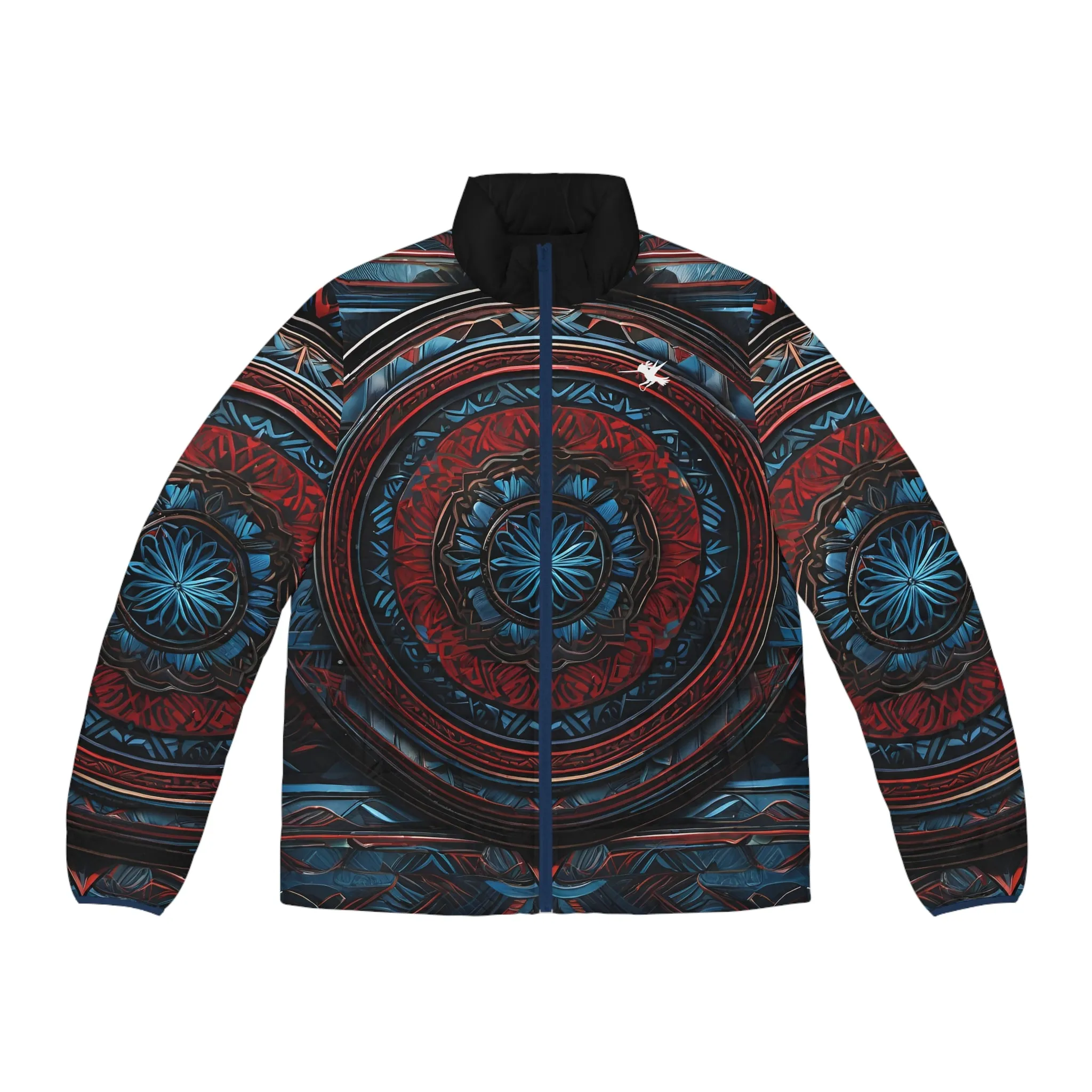 Tribal Shield Puffer Jacket