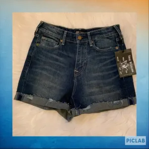 True Religion Jennie Curvy High Rise Shorts NWT 27