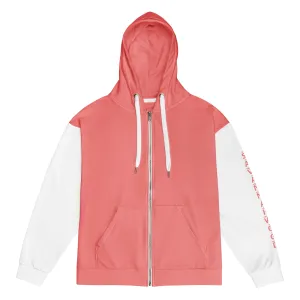 Unisex zip hoodie Pink Kisses 2