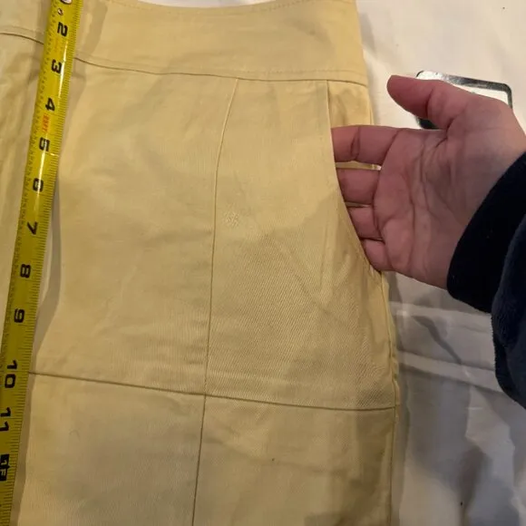 USA Women's Golf Aphira Sport Love Short Skort Skirt GOLD Beige Khaki 108-4201