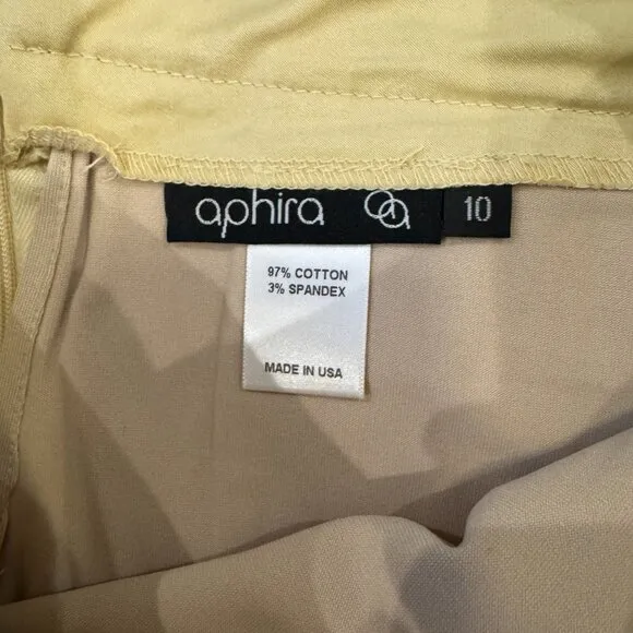 USA Women's Golf Aphira Sport Love Short Skort Skirt GOLD Beige Khaki 108-4201