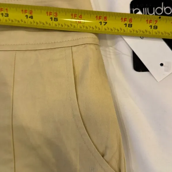 USA Women's Golf Aphira Sport Love Short Skort Skirt GOLD Beige Khaki 108-4201