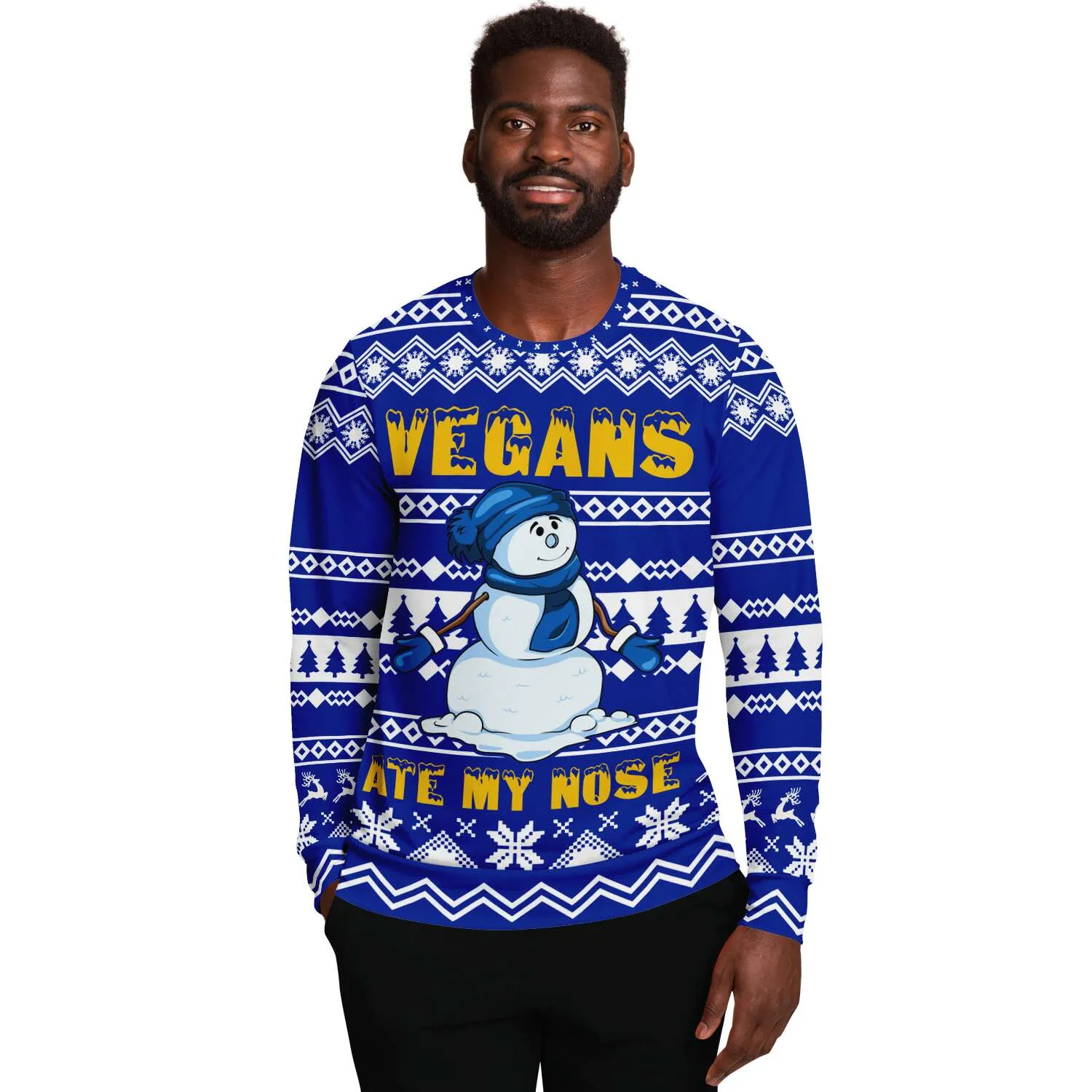 Vegans ate my Nose - Athletic Sweatshirt