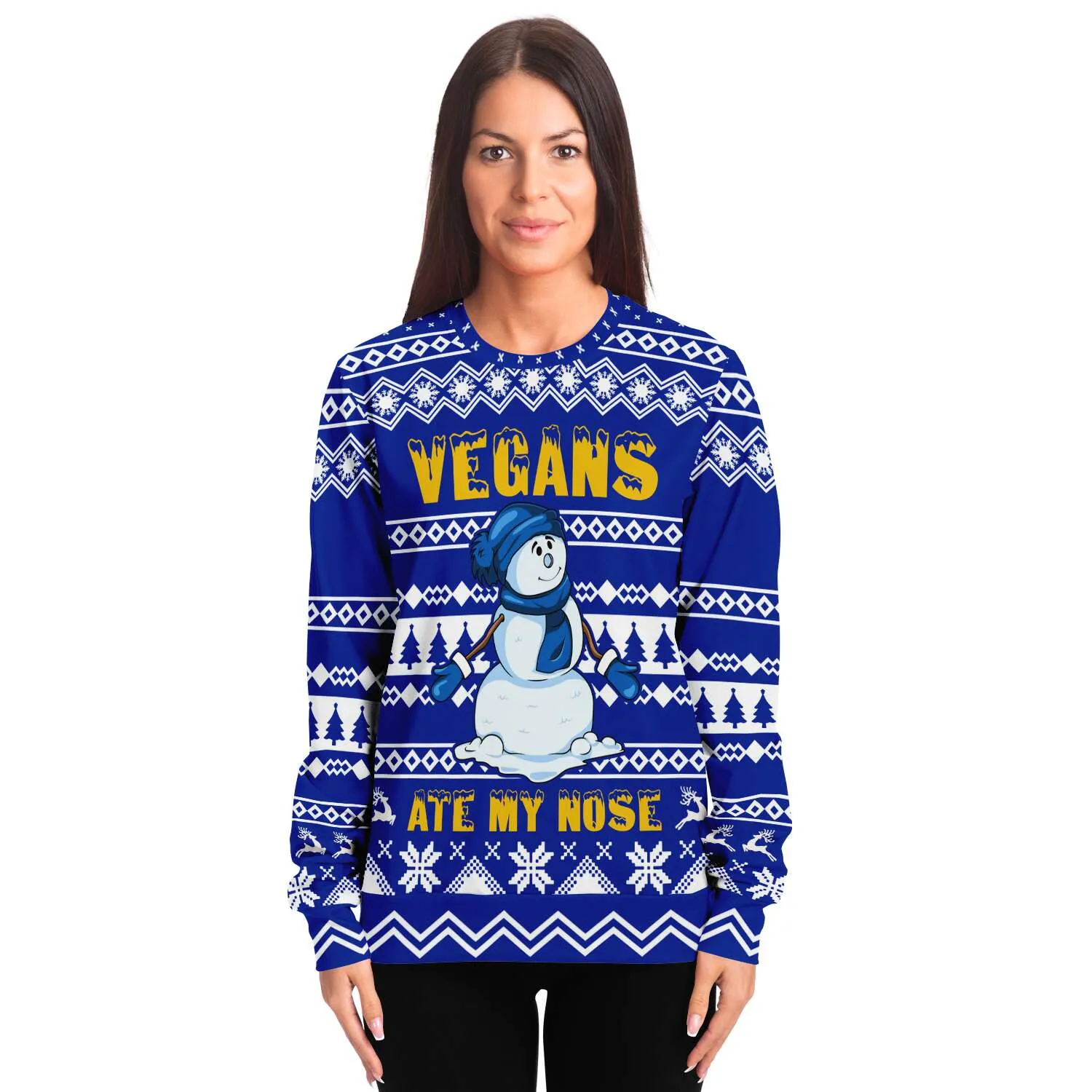 Vegans ate my Nose - Athletic Sweatshirt
