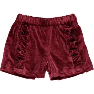Vignette Maroon Paisley Shorts