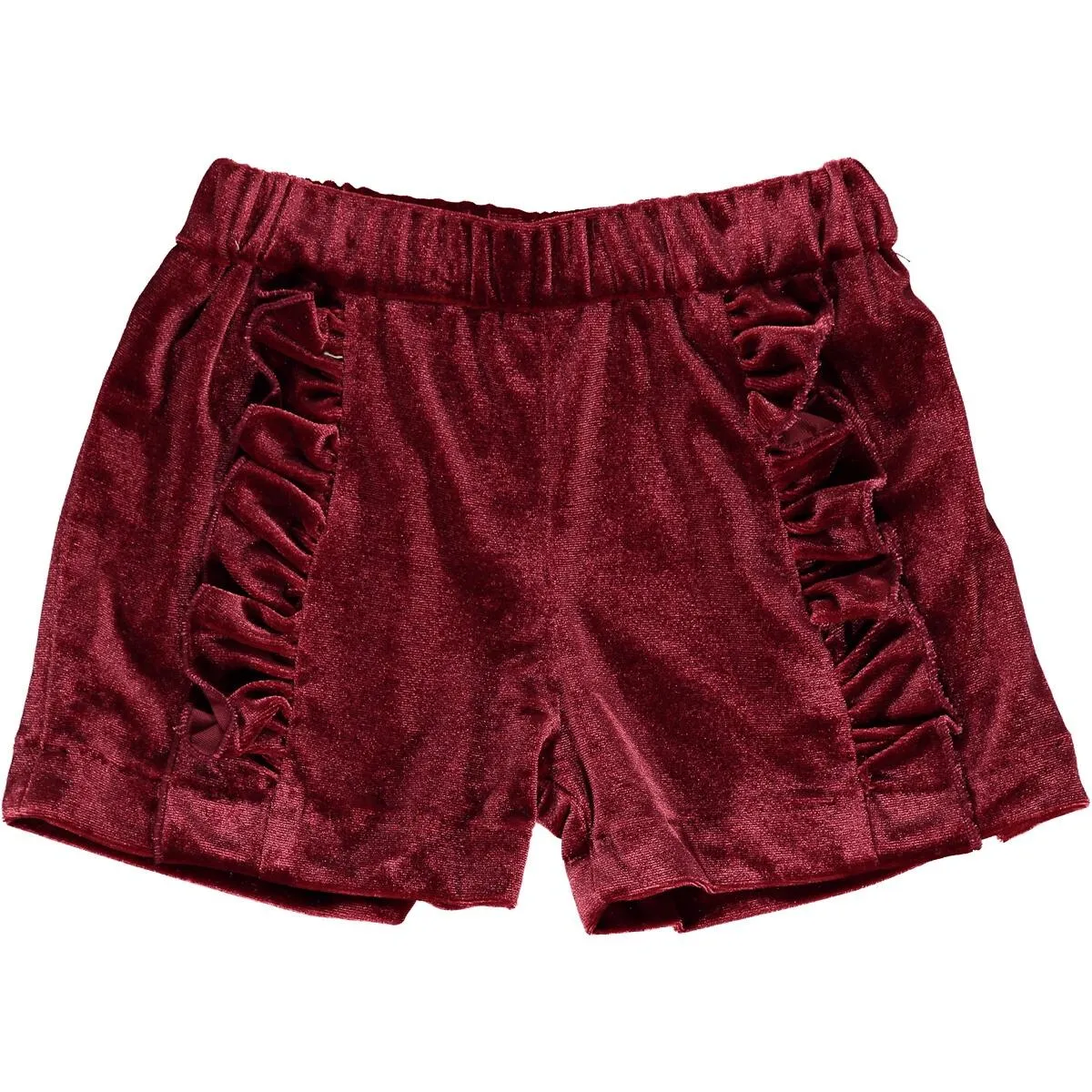 Vignette Maroon Paisley Shorts