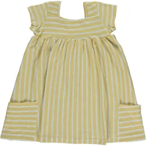 Vignette Yellow & Ivory Stripe Rylie Dress