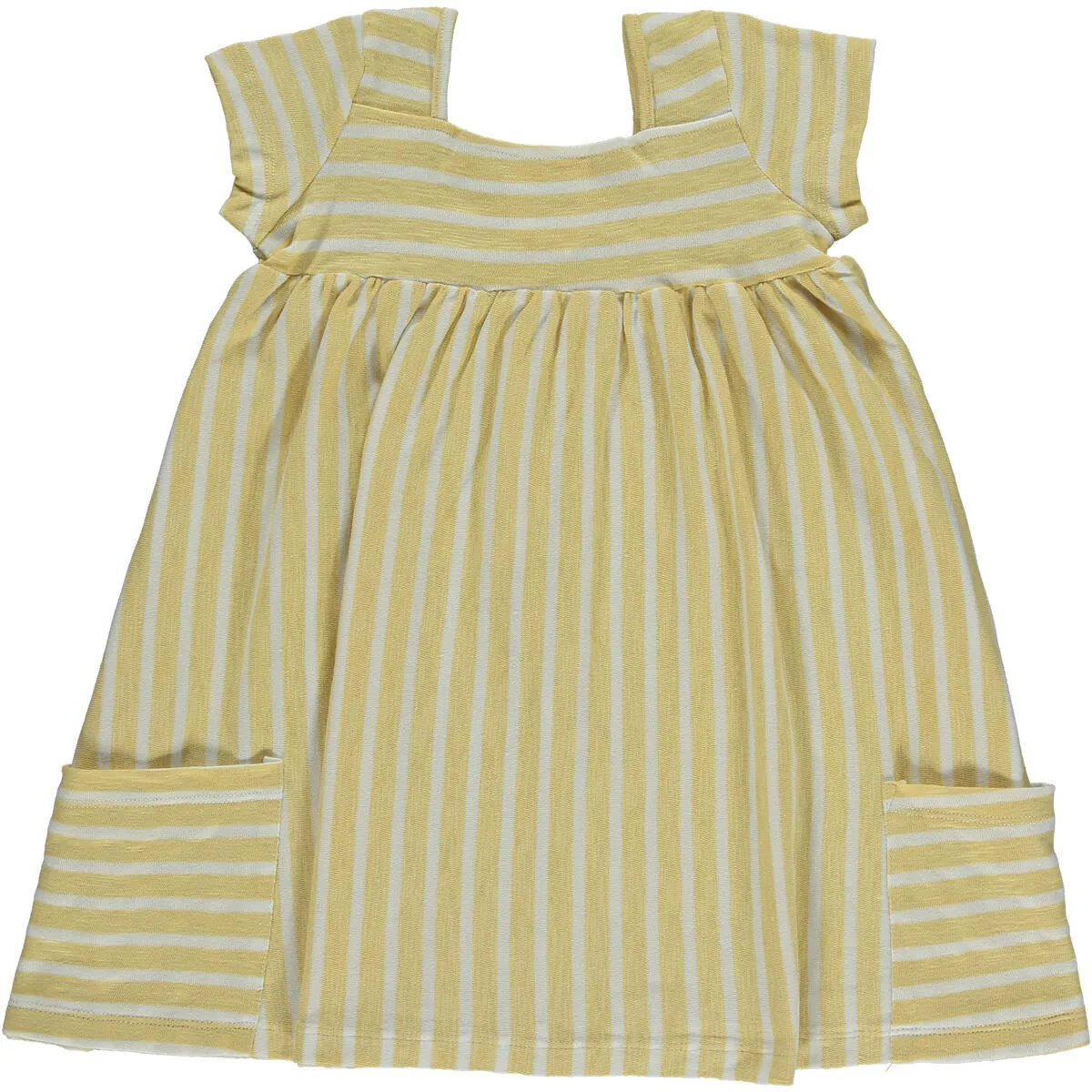 Vignette Yellow & Ivory Stripe Rylie Dress