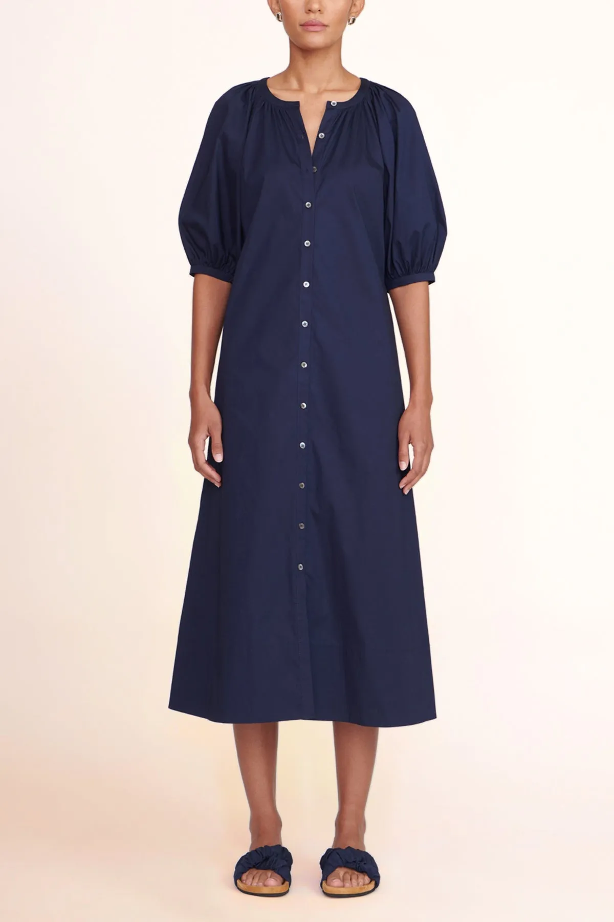 Vincent Dress in Navy