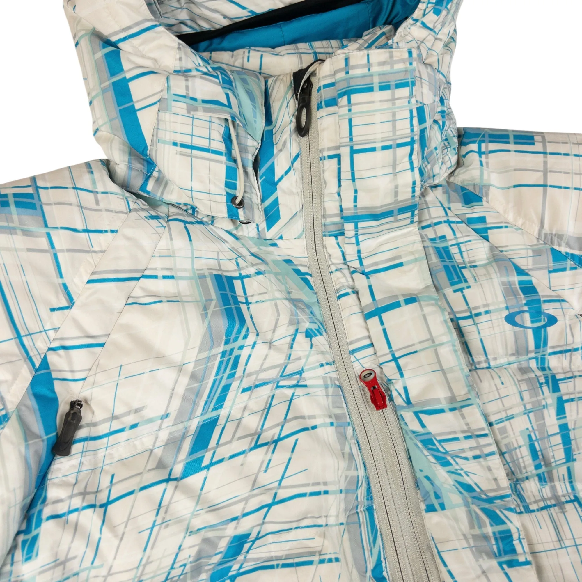 Vintage Oakley Zip Up Puffer Snowboarding Jacket Size XL