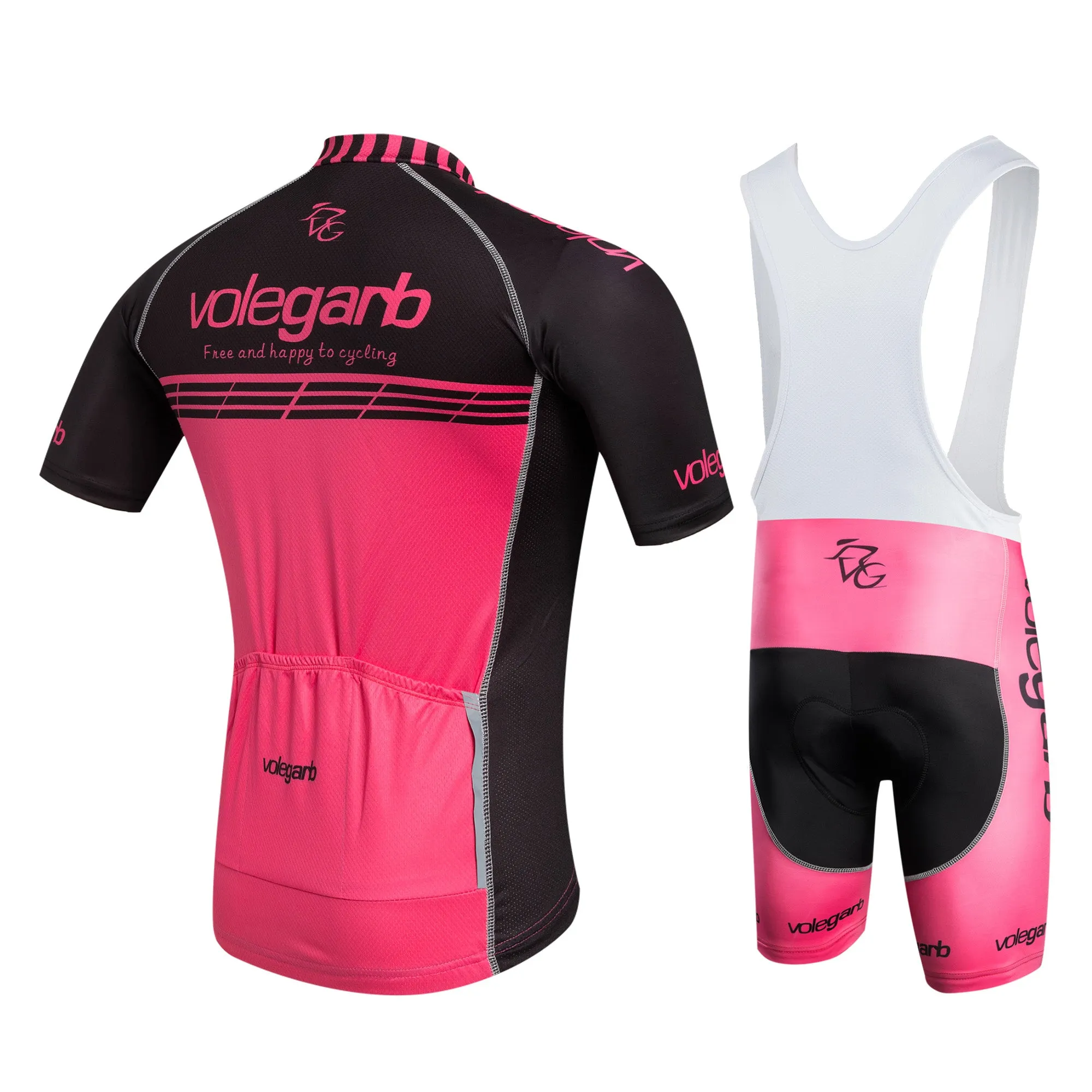 VOLEGARB BS-021 SHORT SLEEVE JERSEY & BIB SHORTS SET|VOLEGARB BS-021 半袖サイクルジャージ＆ビブショーツ上下セット