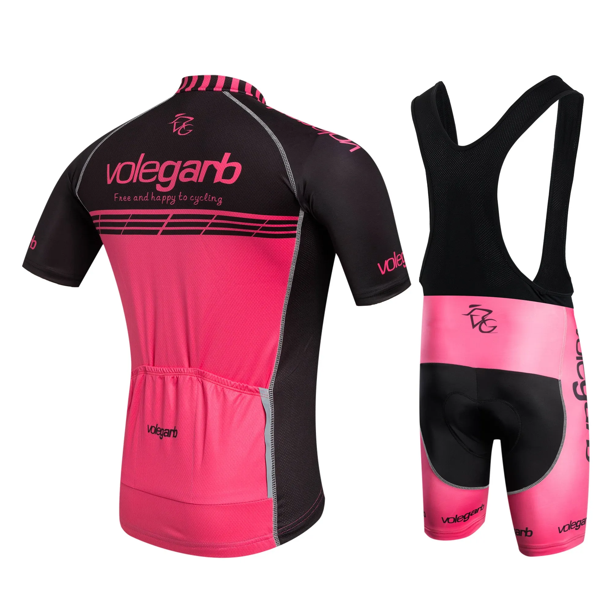 VOLEGARB BS-021 SHORT SLEEVE JERSEY & BIB SHORTS SET|VOLEGARB BS-021 半袖サイクルジャージ＆ビブショーツ上下セット