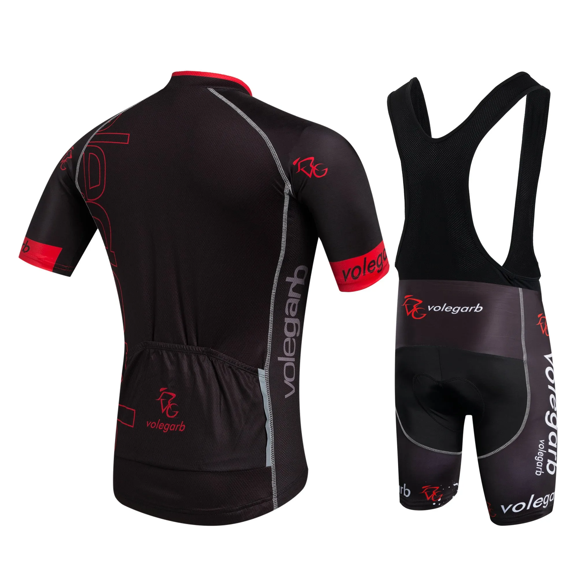 VOLEGARB BS-022 SHORT SLEEVE JERSEY & BIB SHORTS SET|VOLEGARB BS-022 半袖サイクルジャージ＆ビブショーツ上下セット