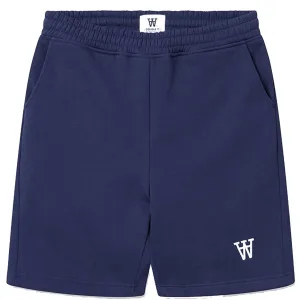 Wood Wood Jax AA Jogger Shorts Navy