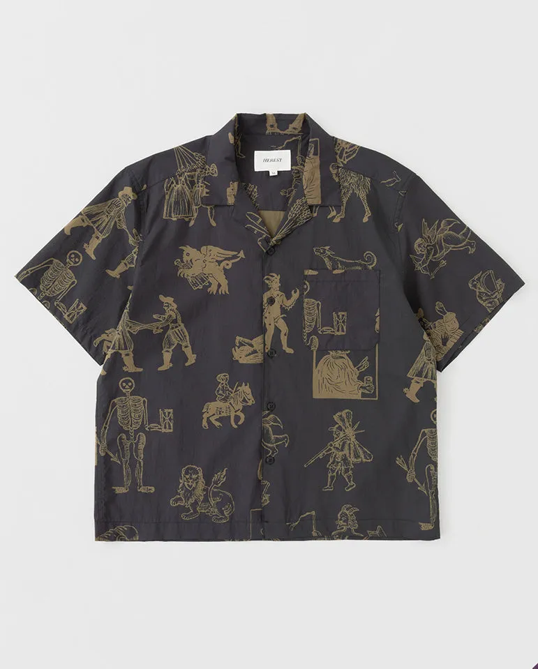 Woodcut Shirt BLACK