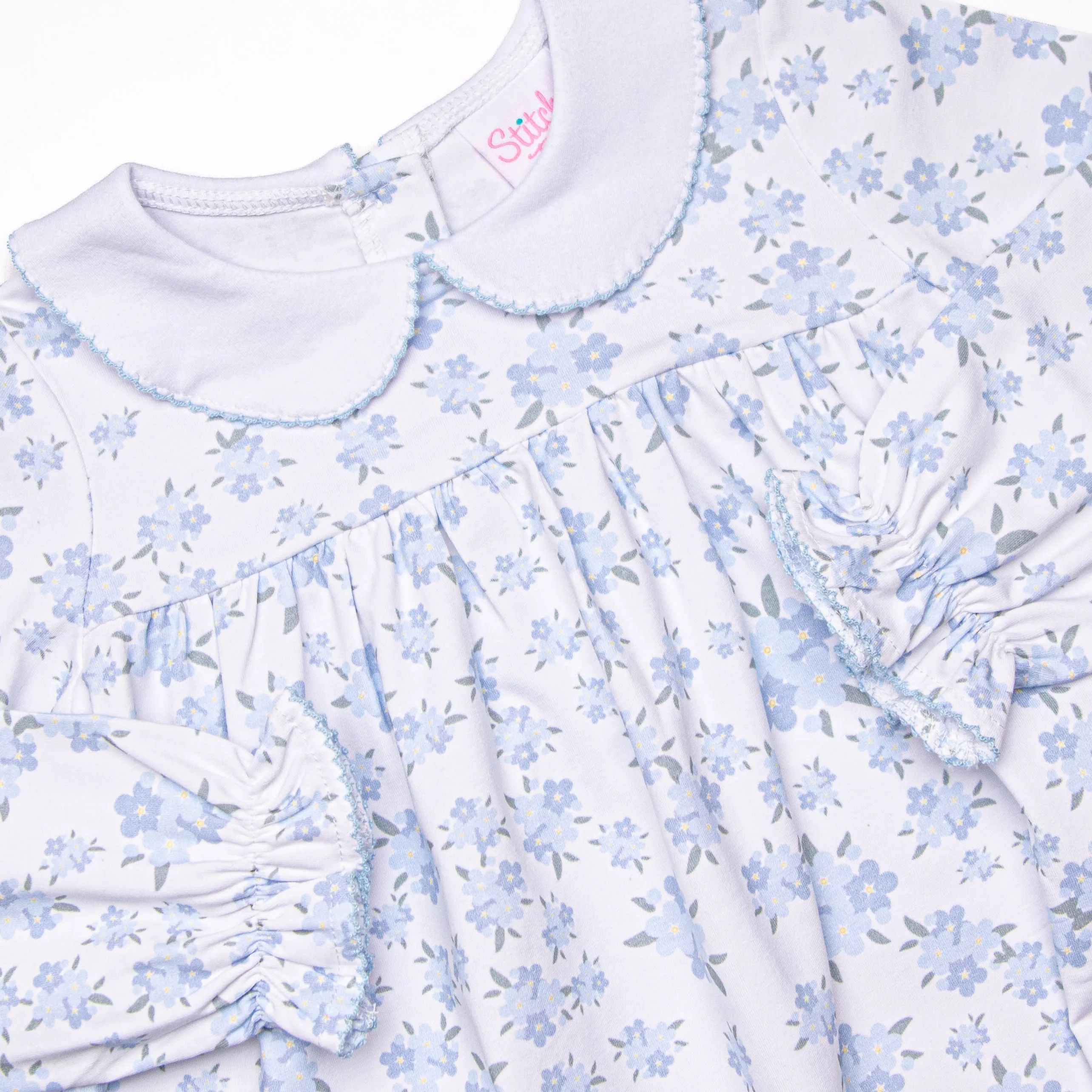 You Had Me at Hydrangea Bloomer Set, Blue